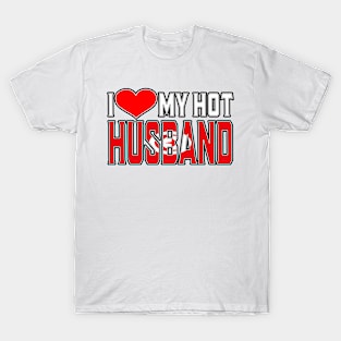 I Love My Hot Tunisia Husband T-Shirt